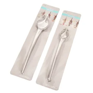 Stainless steel chocolate decorating spoon, pastry pencil writing spoon for cake baking.