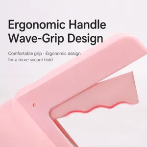 Handheld flour sifter ergonomic pink handle baking tool kitchen accessories