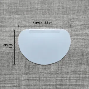 Baking scraper semi-circular plastic dough cutter for pastry and cake decoration tools