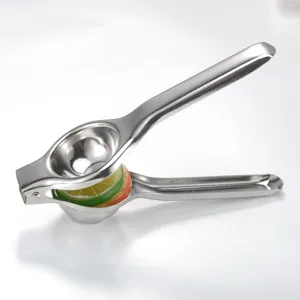 Exprime limones manual de acero inoxidable, práctico utensilio de cocina para zumo.