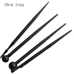 4 pcs black clay modeling tools 16cm long polymer clay fondant cake sculpting shaping kit