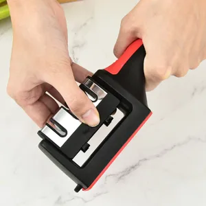 Affilacoltelli da cucina manuale a 3 stadi strumento professionale per affilare a casa.