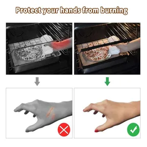 Striscia di protezione termica in silicone per griglia del forno anti-scottatura
