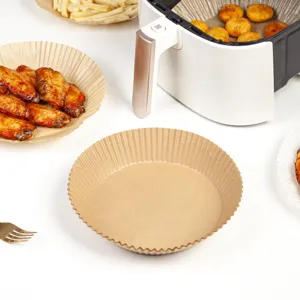 Disposable Air Fryer Parchment Paper Round Silicone Oil Liner Baking Sheet Non-Stick