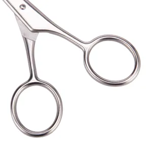 Ciseaux de soins multifonctionnels en acier inoxydable pour barbe et sourcils outils.