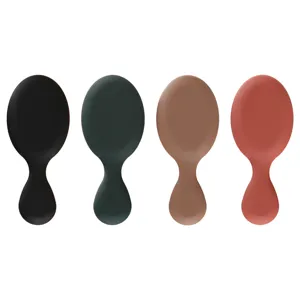 Portable mini hair detangling brush set air cushion massage comb for daily hair styling.