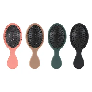 Portable cushion hair brush with multi-color options, daily hair styling tool for home use.