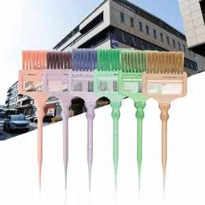 Faltbarer Multifunktionaler Haarfärbepinsel Dual Use Haarfärbewerkzeug PC Kunststoff Salon Hair Styling Pinsel
