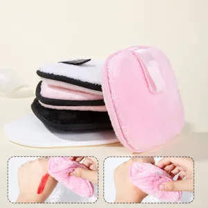 Flannel Facial Cleansing Puff Soft Exfoliating Face Makeup Removal Sponge Daily Skincare Beauty Tool For Women