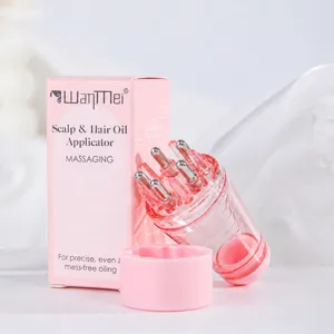Scalp Oil Applicator Root Comb Hair Growth Serum Massager Portable Liquid Dispensing Hair Care Tool With Roller Ball