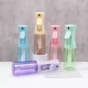 Flacon pulvérisateur continu brume fine coiffure jardinage bouteille d'eau en plastique