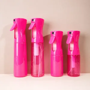 Flacon Pulvérisateur à Brume Fine Continue Haute Pression Plastique Vide Rechargeable Coiffure Jardinage Arrosage Désinfection
