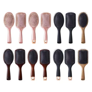 Brosse a cheveux massage cuir chevelu coussin coiffant antistatique styles assortis