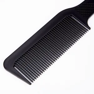 Professional barber hair comb for men flat top styling wavy teeth anti static salon tool