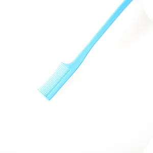 Double Sided Eyebrow Brush And Hair Edge Control Comb Multifunctional Professional Makeup Tool ABS Plastic Nylon Bristle Brush For Daily Beauty Styling