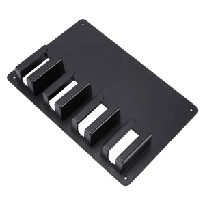 Organizador de Pared para Cortapelos Soporte Profesional de Herramientas de Barbero para Peines Tijeras Recortadoras Eléctricas