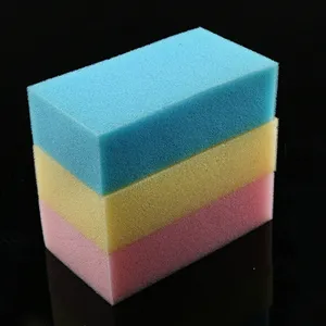 Spugna per la pulizia dei capelli colorati, blocco di schiuma multiuso per salone e casa.