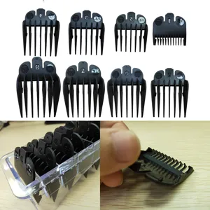 Professional hair clipper guide combs set with storage case universal replacement guards