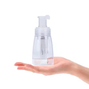 Transparente Kunststoff Puder Sprühflasche Kosmetik Pumpe Spender Behälter für Make-up.