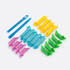 Bigoudis Magiques DIY Spirale Formateurs d'Ondulation Set de Rouleaux de Coiffure Sans Chaleur pour Femmes