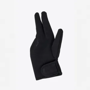 Professional Heat Resistant Three Finger Glove Salon Hair Styling Straightening Flat Iron Hand Protector Black