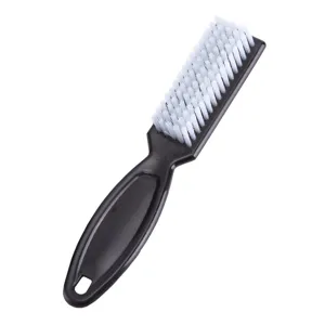 Plumero de Cuello Profesional para Barbero Cerdas de Nailon Suave Cepillo de Limpieza de Cabello para Peluquería
