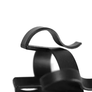 Black plastic hair braiding tool styling clip hair styling accessory for women daily beauty use