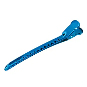 Professionele aluminium haarwortel clips styling eendenbek speldjes kapper blauw