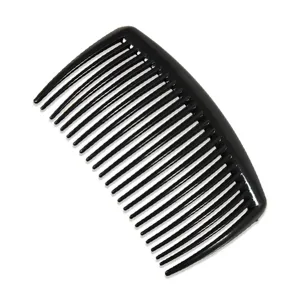 Einfacher Vielseitiger Schwarzer PP Kunststoff Haarkamm Styling Werkzeug Seitenkamm Für Damen Haarstyling Zubehör Professionelles Beauty Tool