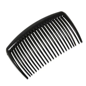 Schwarze Kunststoff Haarkamm gebogene Einsteckkamm fuer elegante Frisur Haaraccessoire Hauptbild