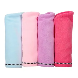 Set di cuffie morbide per asciugare i capelli, asciugamani in microfibra assorbenti.