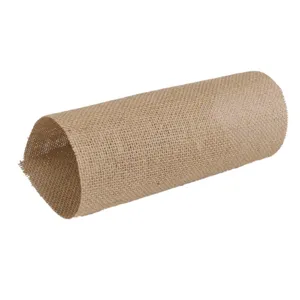 Natural jute burlap fabric roll vintage photography background prop for online store display