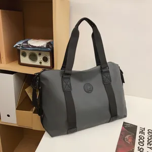Große Kapazität PU Reisetasche Wasserdicht Leichte Reisetasche Unisex Übernachtung Wochenende Gepäck Tasche Mit Trolley Hülle