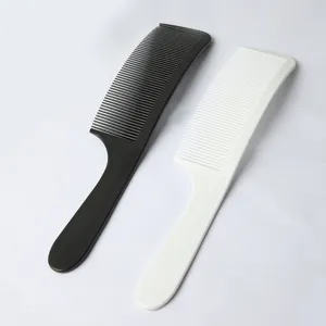 Barber Men S-Shaped Hair Clipper Comb Curved Flat Top Comb Professional Hairdressing Styling Comb For Salon Home Use ABS Comb