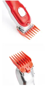 Juego de peines guía para cortapelos, accesorios de accesorios de corte coloridos y duraderos.