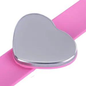 Magnetische Kapper Armband Roze Hartvorm Haarspeld Houder Salon Tool Polsbandje Pro