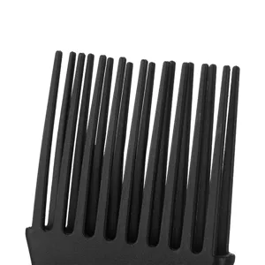 Accesorio de boquilla de peine para secador de pelo de plástico negro, repuesto para peinar.