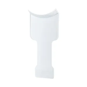 Strumento per trucco in plastica bianca guida protezione ciglia per facile mascara.