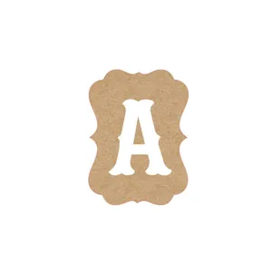 Kraft paper wedding banner letter A decorative party hanging card photography prop display