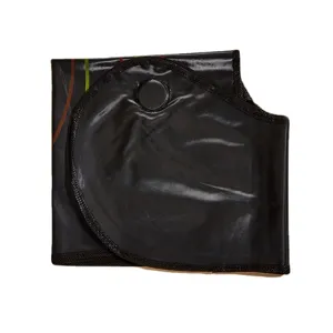Mantella da parrucchiere impermeabile professionale salone taglio capelli nero