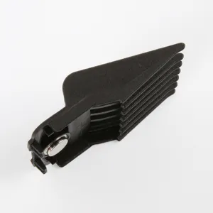 Magnetic hair clipper guide comb attachment for professional salon and home styling use.