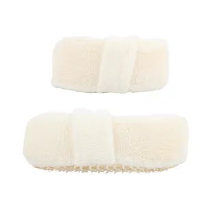 Natürlicher Luffa Badeschwamm mit Handschlaufe für Körperpeeling und sanfte Hautreinigung