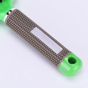 Professional ABS Boar Bristle Nylon Hair Comb Curved Hollow Detangling Massage Hairbrush For Salon Everyday Home Style Smooth Waves