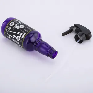 Bottiglia Spray da Barbiere Vintage in Plastica Spruzzatore d Acqua a Nebbia Fine Continua con Pompa a Mano Ricaricabile Strumento per lo Styling del Salone di Parrucchiere