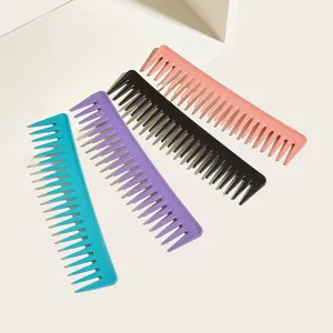 Großes grobzahniges Haarkamm-Set, bunte antistatische Stylingkämme für Herrenfrisuren im Alltag