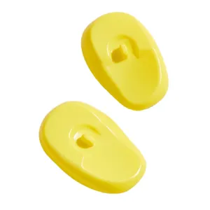Silicone hair dyeing ear covers, waterproof protective ear guards for hair salon or home use.