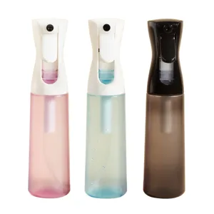 Flacone spray continuo a nebulizzazione fine, 300ml vaporizzatore acqua ricaricabile set da 3.