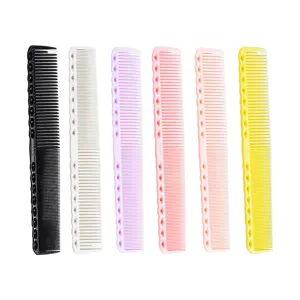 Professionelles Haarschneidekamm Set, bunte Kunststoff Doppelzahn Styling Friseurwerkzeuge.