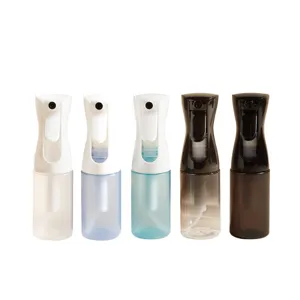 Set van 5 doorlopende spuitflessen in diverse kleuren voor haar, planten en cosmetisch gebruik.