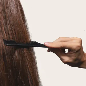 Carbon Fiber Rat Tail Comb Set Professional Hair Comb For Styling Sectioning Parting Heat Resistant Black Fine Tooth Comb